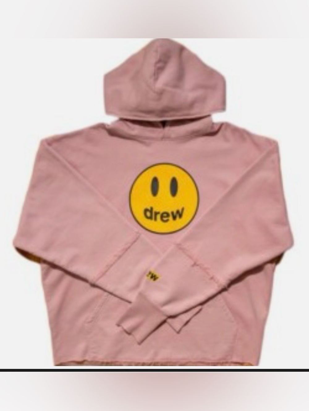 Drew House Deconstructed Mascot Hoodie Dusty Rose Pink Size M EUC